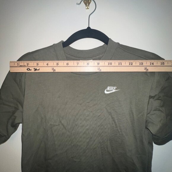 Nike Kids Olive Green T-Shirt Dress, Size Small‎ - Picture 4 of 9